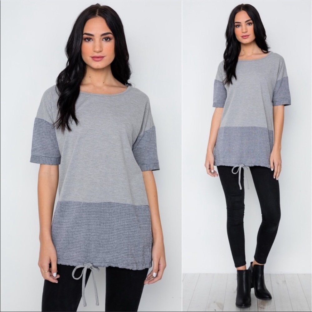 NEW!  GREY TUNIC